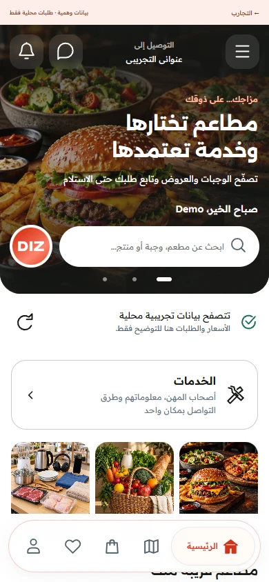 واجهة دزلي التجريبية